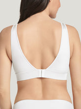 V-Neck Unlined Bra White
